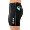 SLS3 Triathlon Shorts Women - FRT Slim Athletic Fit Womens Tri Shorts, Padded (Black/Martinica Hibiscus Blooms, XS) view 1