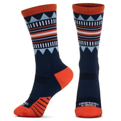 Gone For a Run Inspirational Athletic Running Socks | Mid-Calf | Strong & Courageous