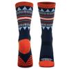 Gone For a Run Inspirational Athletic Running Socks | Mid-Calf | Strong & Courageous view 4