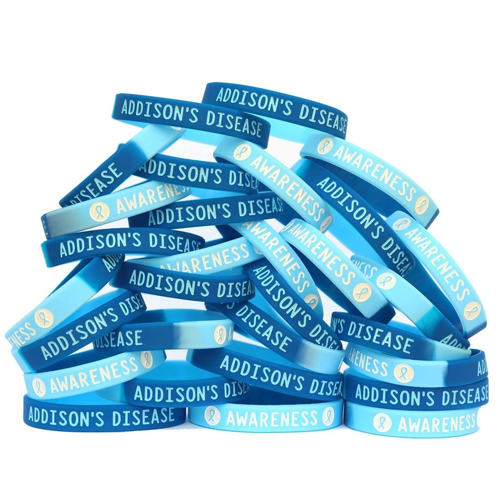 SayitBands Fifty (50) Addison's Disease Bracelets