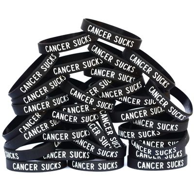 SayitBands 50 Cancer Sucks Wristbands