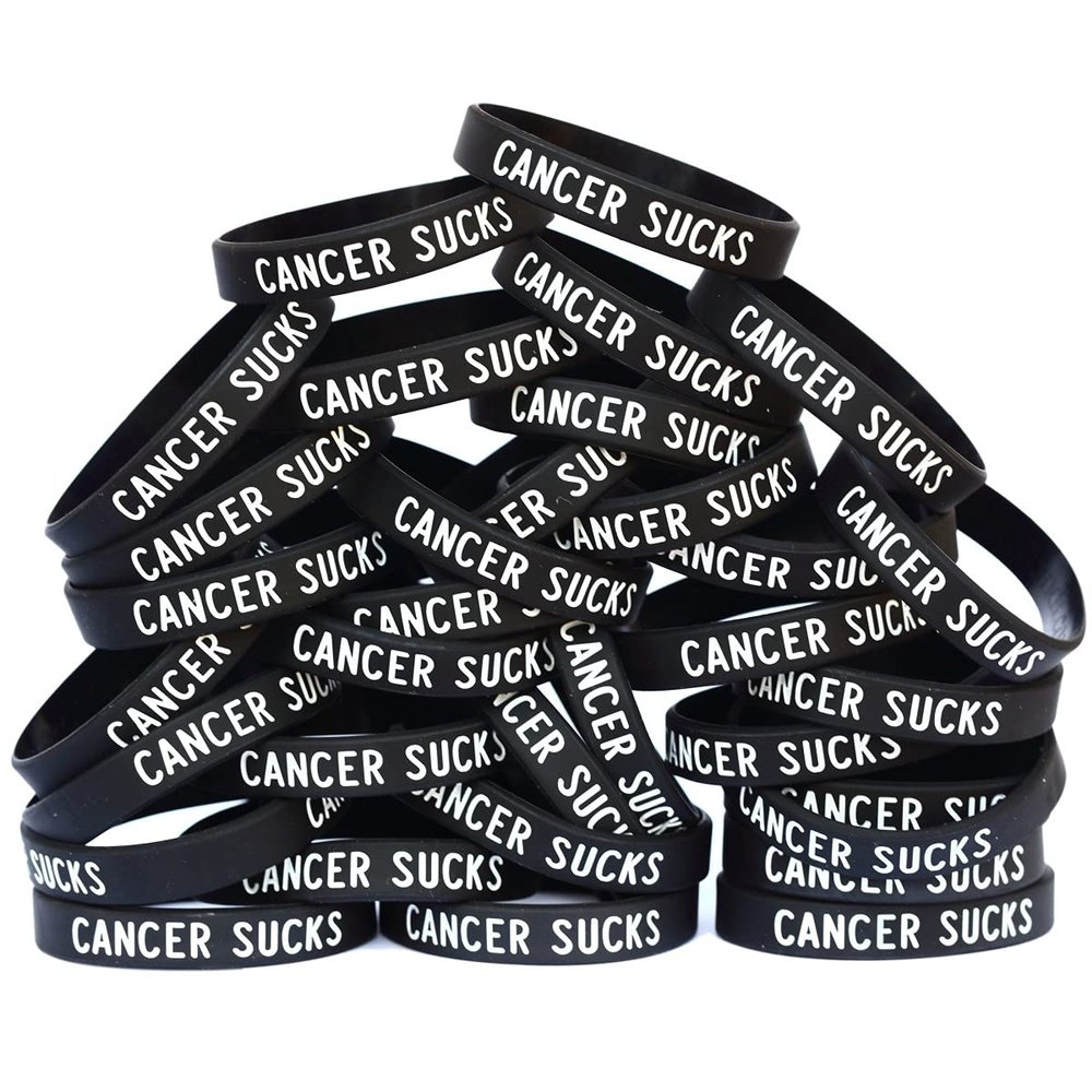 SayitBands 50 Cancer Sucks Wristbands