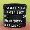 SayitBands 50 Cancer Sucks Wristbands view 2