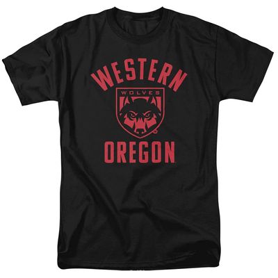 Western Oregon University Official One Color WOU Wolves Logo Unisex Adult T-Shirt, One Color WOU Wolves Logo, 5X-Large