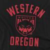 Western Oregon University Official One Color WOU Wolves Logo Unisex Adult T-Shirt, One Color WOU Wolves Logo, 5X-Large view 2