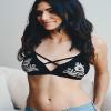 Floral Embroidery Strappy Bralette | Womens Bra Swimsuit Bikini Cami Womens Lingerie Sports Bra Tops (Black, S) view 4