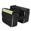 Okuyonic Riding Cycling Supplies PU Rear Rack Storage Bag Saddle Bag for Riding Cycling for view 1