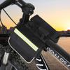 Okuyonic Riding Cycling Supplies PU Rear Rack Storage Bag Saddle Bag for Riding Cycling for view 4