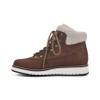 WHITE MOUNTAIN Shoes Cozy Women's Lace-up Hiker Bootie, Tobacco/Fabric, 9 W view 3