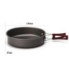 AIROKA Aluminum alloy Non-Stick Medium Frying Pan with Folding Handle for Outdoor Camping Picnic Hiking view 2