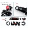 LYYCX Bike Seat Rear Shock Absorber Spring Shock Adjustable Damping 125mm/150mm/165mm/190mm Cycling Parts Components(165mm,150lbs) view 2