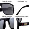 GALAXYLENSE Retro 80s Sport Sunglasses - Men & Women Glasses - Polarized Sunglasses - 100% UVab Protection (Blue) view 4