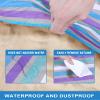FLYKEPER Waterproof Picnic Blankets Beach Mat Lightweight Portable Camping Blankets Outdoor Blankets for Picnic,Beach,Park,Travel, Blue view 3