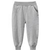 EISHOW 1-7T Kids Boy Girl Pants 2-Pack Cartoon Dinosaur Jogger Pants Cotton Elastic Sweatpants Sport Pants Trousers Bottoms (Black# & Grey#,4-5Y,4 Years,5 Years) view 4