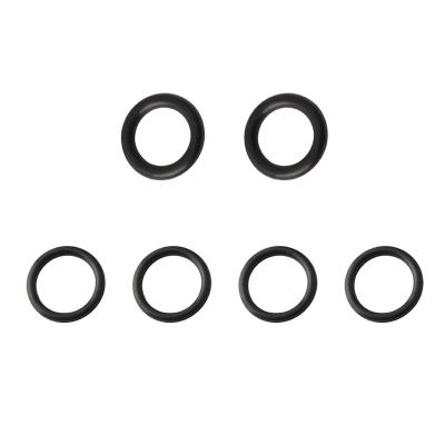 Bicycle Accessories 6 Pcs Rubber Cycling Brake Oil Tube Gasket Seal Rings, Disc Brake Oil Pipe Joints Seal Ring Fixing Parts Bike Parts