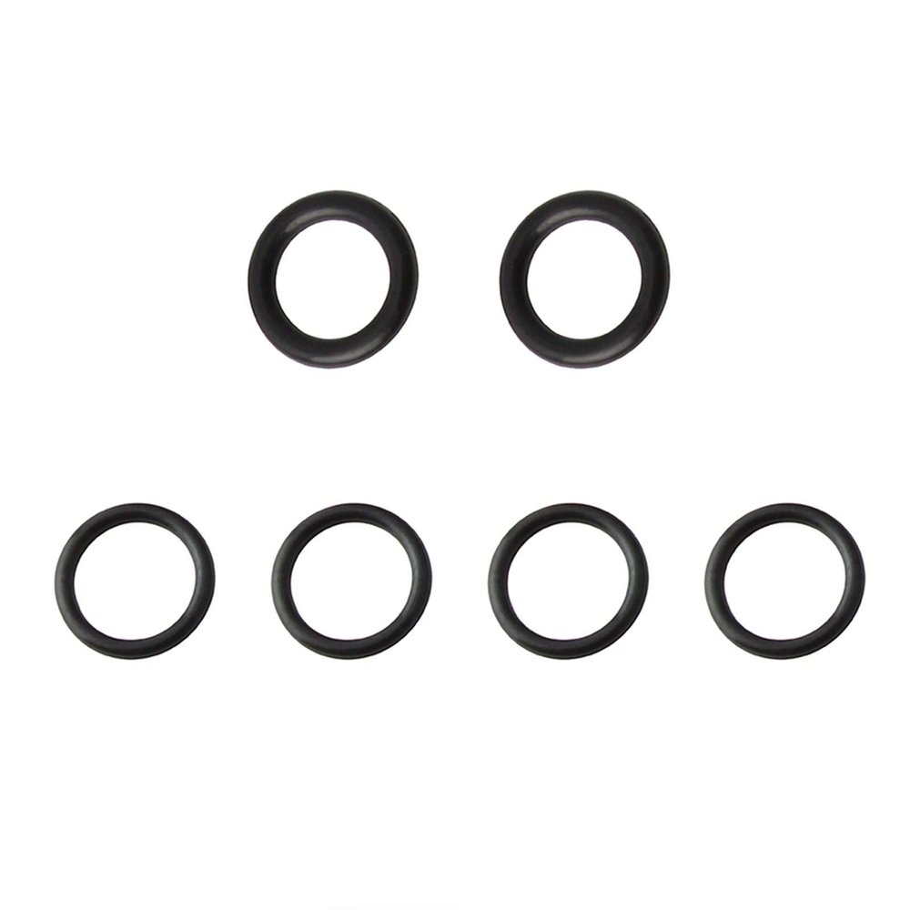 Bicycle Accessories 6 Pcs Rubber Cycling Brake Oil Tube Gasket Seal Rings, Disc Brake Oil Pipe Joints Seal Ring Fixing Parts Bike Parts