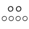 Bicycle Accessories 6 Pcs Rubber Cycling Brake Oil Tube Gasket Seal Rings, Disc Brake Oil Pipe Joints Seal Ring Fixing Parts Bike Parts view 1