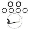 Bicycle Accessories 6 Pcs Rubber Cycling Brake Oil Tube Gasket Seal Rings, Disc Brake Oil Pipe Joints Seal Ring Fixing Parts Bike Parts view 2