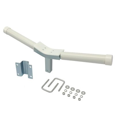 HECASA Boat Trailer V Guides Fits 3" x 3" Front Cross Member Galvanized Front Boat Trailer Guide V Guide Bow Rest Centering Support Kit