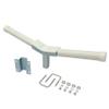 HECASA Boat Trailer V Guides Fits 3" x 3" Front Cross Member Galvanized Front Boat Trailer Guide V Guide Bow Rest Centering Support Kit view 1