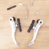 Bicycle Accessories Aluminum Alloy Mountain Road Bike Bicycle V Brake Caliper Brakes Replacement with Mounting Washers Screws Bike Parts view 2