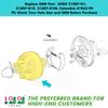 10L0L 21807G1 Golf Cart 1 Inch Large Hole 30 Teeth Spline Brake Drum Assembly for 4 Cycle Gas 1991-Up EZGO TXT, RXV, Marathon, Medalist, Columbia, OEM# 21807-G1, 41843-94 (2 Packs) view 2