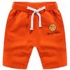 EISHOW 2-Pack Baby Boys Girls Shorts Basketball Soccer Funny Print Short Pants Soft Cotton Shorts with Drawstring Pockets (Red & Orange,2-3Y,2 Years,3 Years) view 4