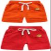 2-Pack Baby Boys Girls Shorts Basketball Soccer Funny Print Short Pants Soft Cotton Shorts with Drawstring Pockets (Red,5-6Y,5 Years,6 Years) view 3