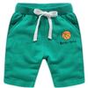 EISHOW 2-Pack Baby Boys Girls Shorts Basketball Soccer Funny Print Short Pants Soft Cotton Shorts with Drawstring Pockets (Light Green,12-18 Months,12 Months,18 Months) view 1