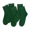 SERISIMPLE Colorful Quarter Ladies Crew Socks Breathable Solid Pastel Light Color Thin Bootie Unisex Sock 5 Pairs (Forestgreen, Medium) view 1