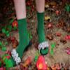 SERISIMPLE Colorful Quarter Ladies Crew Socks Breathable Solid Pastel Light Color Thin Bootie Unisex Sock 5 Pairs (Forestgreen, Medium) view 3