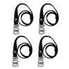 4 Pcs Bike Wheel Strap Pedal Strap Cycling Toe Clips Exercise Bike Bikes Pedal Toe Strap Adjustable Bike Cycle Toe Clip Strap Rack Straps Excersise Bike Adhesive Tape Tricycle view 2