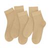 SERISIMPLE Women Thin Viscose Bamboo Socks Crew Lightweight Above Ankle Casual Dress Sock For Ladies Bootie Trouser 5 Pairs (Beige, Medium) view 1