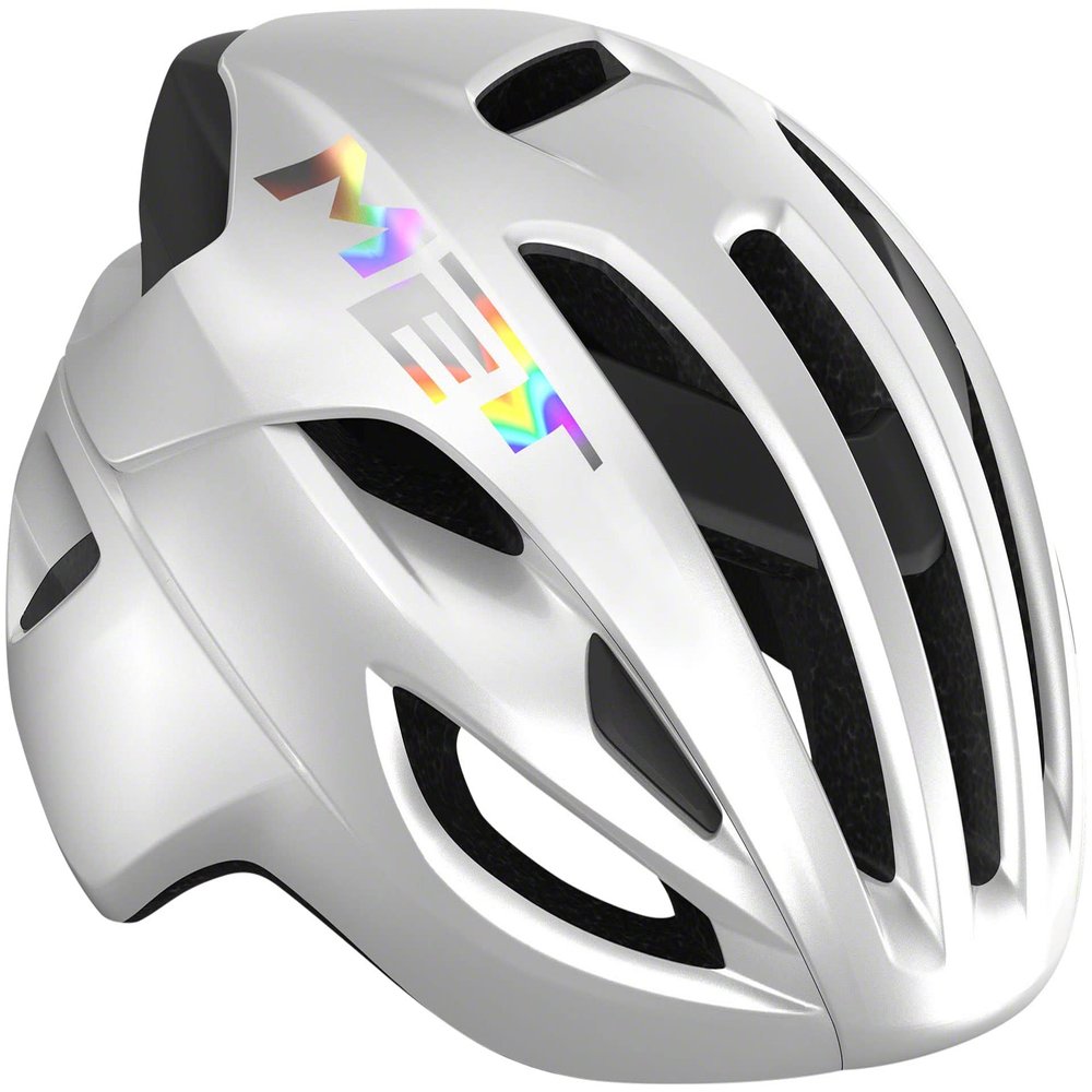 MET Rivale MIPS Helmet, White Holographic Glossy, Large