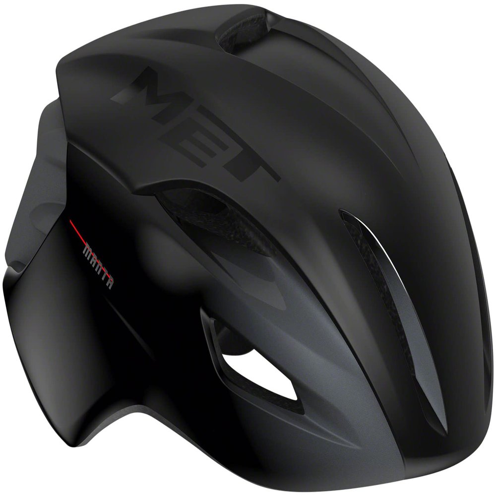 MET Manta MIPS Aero Road Bike Helmet | Lightweight Aerodynamic Cycling Helmet for Adults, Internal Air Channeling, MIPS-C2 Tech, Sunglasses Port, Black Matte/Glossy, Medium