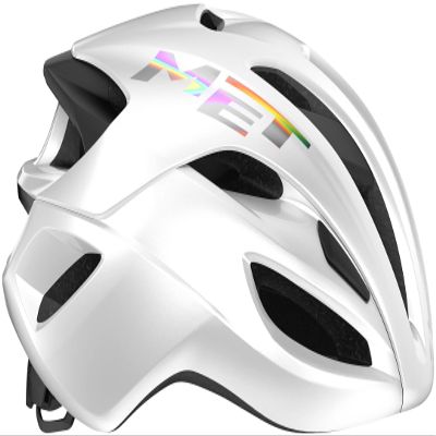 MET Rivale MIPS Helmet, White Holographic Glossy, Small