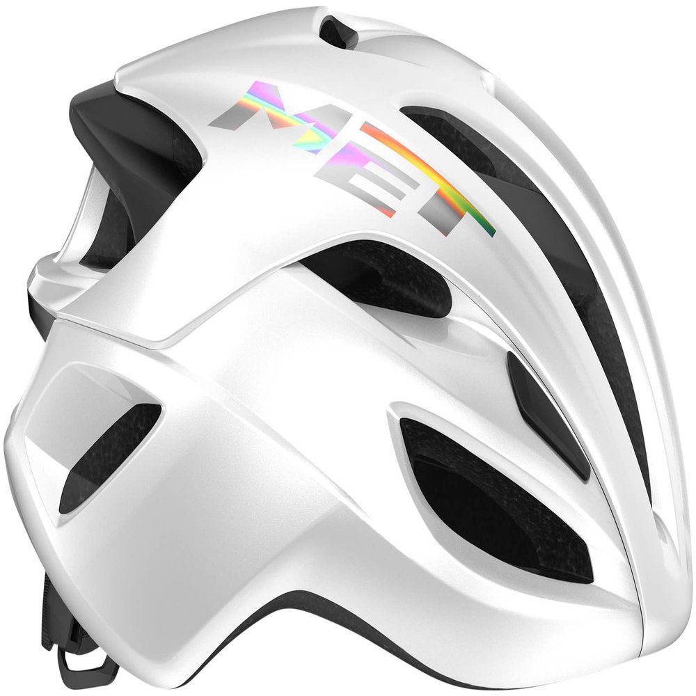 MET Rivale MIPS Helmet, White Holographic Glossy, Small