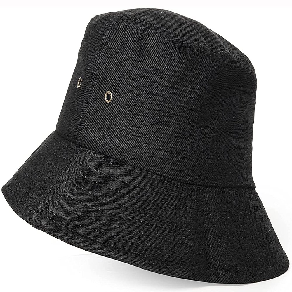 Youth-Bucket-Hat for Big Boys Girls 10-16yrs,Kids Summer Solid-Cotton Sun-Beach-Hat Fisherman-Cap for Teens (Size 21-22")