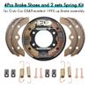 10L0L Golf Cart Brake Shoes/Pads Brake Spring Kit for Club Car DS & Precedent 1995 Up, Tempo 2018 Up, EZGO TXT Medalist 1986.5-1995, Yamaha G1 G2 G8 G9, OEM 101823201, 101816301 (2 Short & 2 Long) view 3