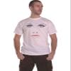 Prince Men's Faces & Doves (Back Print) Slim Fit T-Shirt Large White view 1