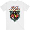 Alice Cooper T Shirt Snakeskin Logo Official Mens White Size M view 1