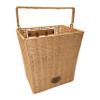 Proper Velo Company Sunnyside Wicker Pannier - Durable, Rattan, Quick-Release, Rear Bicycle Storage Basket, One size view 1