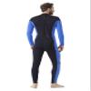 Hevto Wetsuits Men 3/2mm Neoprene Scuba Diving Surfing Wet Suit Keep Warm Back Zip in Cold Water Swimming Kayaking Jet Ski SUP (Men1-Blue, M) view 3
