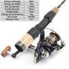 2Tips 60cm Ultra-Short Childrens Fishing Rod, 45 G Ultra-Lightweight Onboard Fishing Rod Ice Fishing Rod, Stick Roll Combo, Mini Ice Fishing Rod Reel Set, Beginner Fishing, Bass Fishing ZYHYD view 3