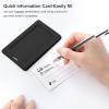 Tuizumy Custom Luggage Tag - Personalized Your Own Text, Image, Photo, Logo Customized Travel Suitcases Labels Tags with Full Privacy Card1 PCS view 4