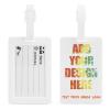 Tuizumy Custom Luggage Tag - Personalized Your Own Text, Image, Photo, Logo Customized Travel Suitcases Labels Tags with Full Privacy Card1 PCS view 2