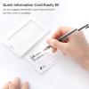 Tuizumy Custom Luggage Tag - Personalized Your Own Text, Image, Photo, Logo Customized Travel Suitcases Labels Tags with Full Privacy Card1 PCS view 4