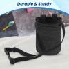 Deevoka Chalk Bag Bucket Strap with Clip Buckle,Lightweight Chalk Bag,Rock Climbing Gear for Gym,Climbing,Athletics view 4