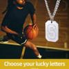 GOLDCHIC JEWELRY Personalized Initial H Necklace Stainless Steel Dog Tag Alphabet Letter Personalised Sports Lover Pendant Athelets Gifts for Son/Teens view 2