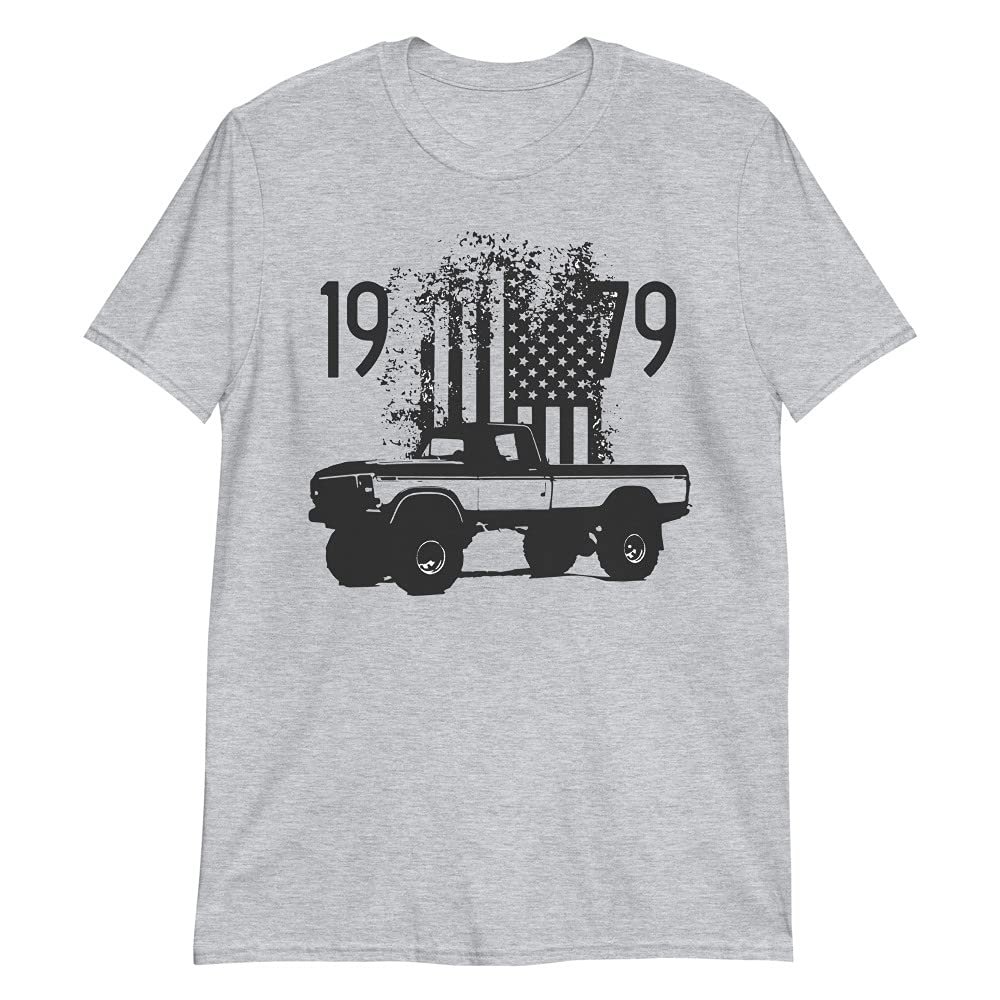 JG Infinite 1979 F150 Ranger American Truck Short-Sleeve Unisex T-Shirt Sport Grey
